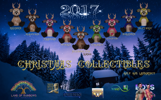 Reindeer collectibles promo poster